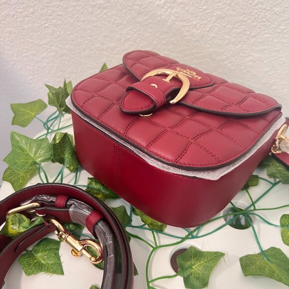 coach c7838 Kleo 17 shoulder crossbody with quilting - Picture 5 of 10